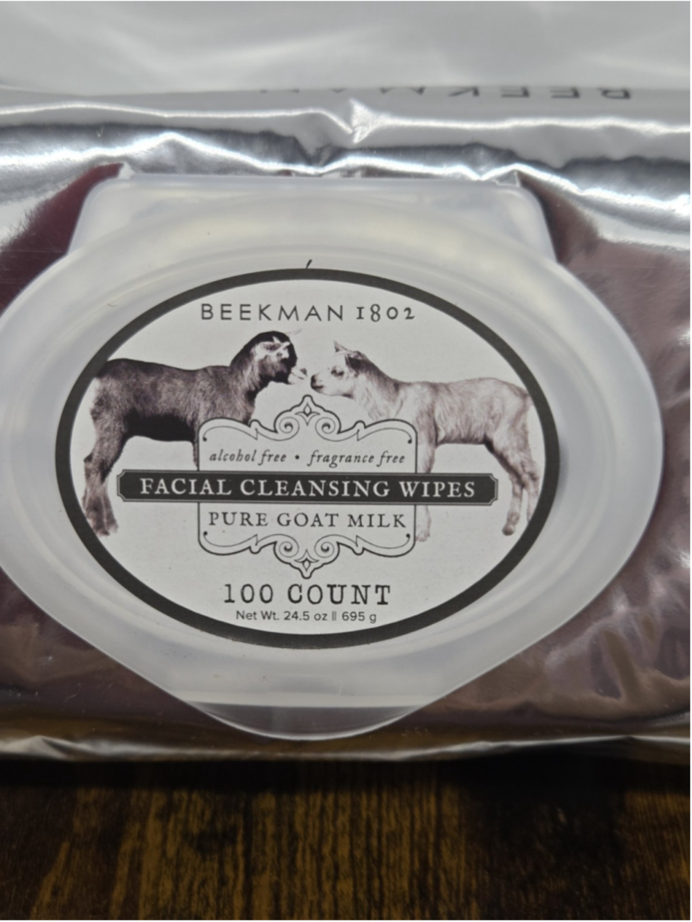 Beekman 1802 Pure Goat Milk Facial Cleansing Wipes Fragrance Free 100 ct. - Picture 2 of 4